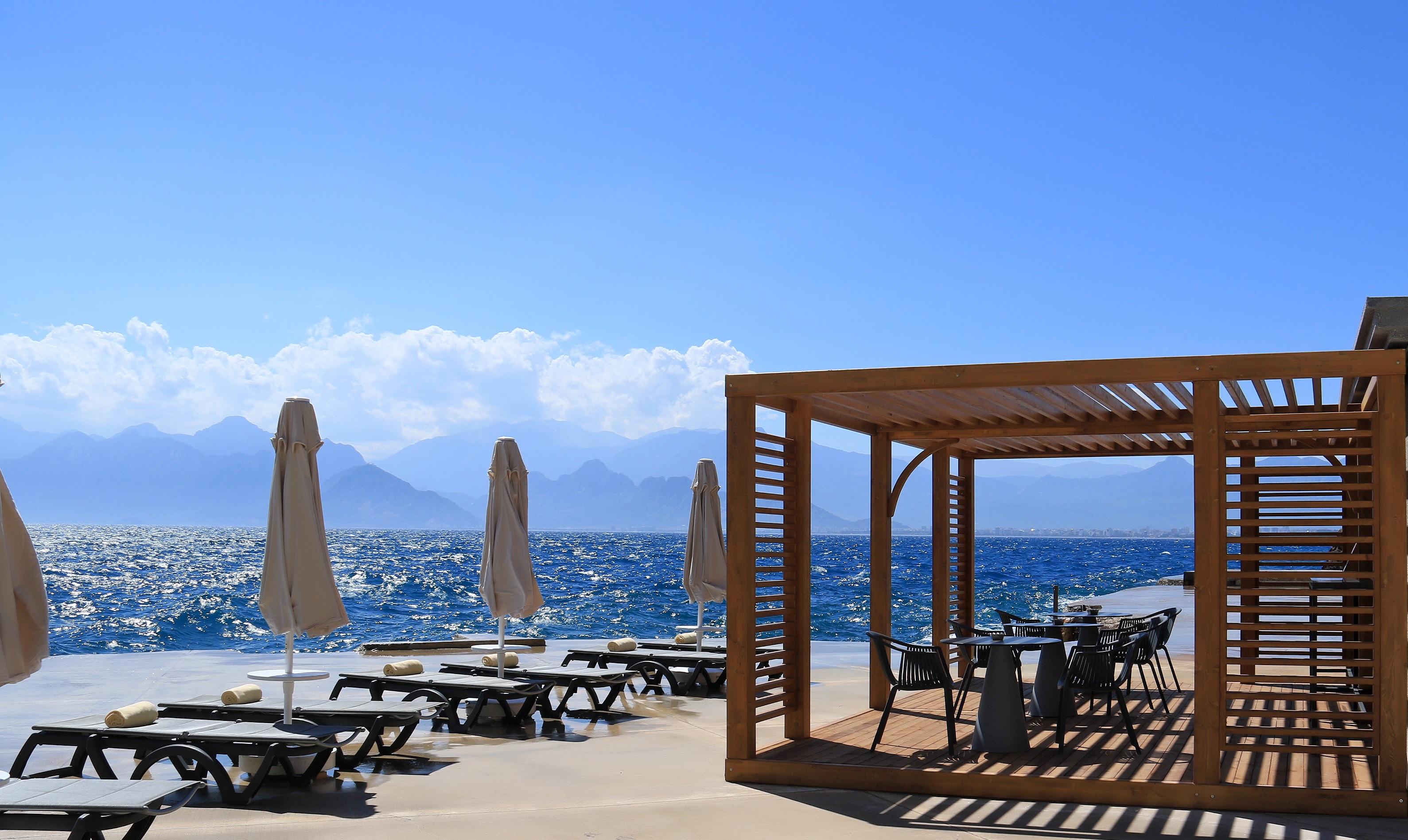 Hotel Akra Antalia Esterno foto Beach in Nikiti